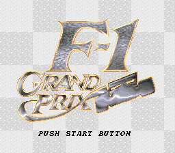 F-1 Grand Prix Title Screen